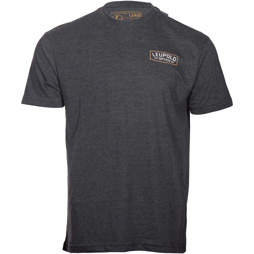 Leupold Badge Graphic Short Sleeve T-Shirt Charcoal Large