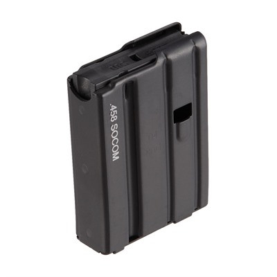 D&H Tactical .458 SOCOM 4-Round Black AR-15 Magazine with Laser Logo