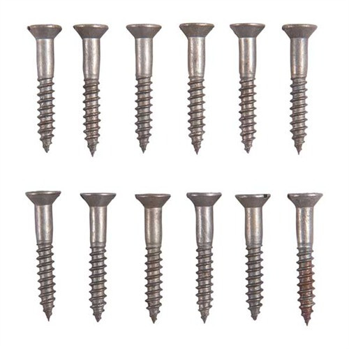 Unplated Steel Flat Head Wood Screw Kit 050806015470