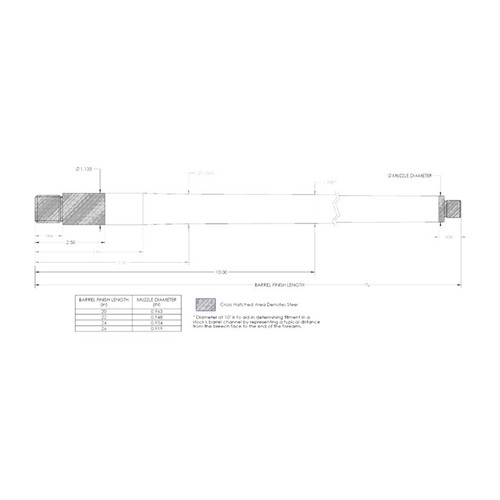Tikka T3X Drop-In 6.5 Creedmoor Carbon Fiber Barrel 843068115152