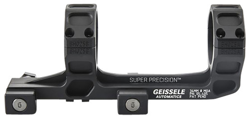 Geissele AR-15 Super Precision Scope Mount Ring Combo – Black Anodized