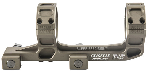 Geissele AR-15 Super Precision Scope Mount Combo Desert Dirt