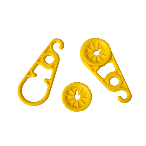 AccuSharp 1007C Super Snaps Yellow Tarp Clips 8.80" Long - 15 Pack