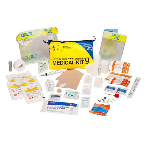 Adventure Medical Kits Ultralight/Watertight .9 Waterproof First Aid Kit for 1-4 People