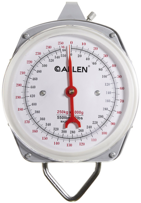 Allen 5500 Sportsman's Scale 550 lb Capacity Adjustable Tare Weight Pounds and Kilograms