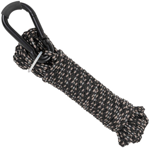 Allen 7248 Reflective Hoist Rope Black 25 Foot for Hunting Tree Stand Use