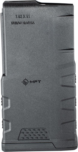 MFT AR-10/SR-25 7.62x51mm .308 Win 20-Round Black Polymer Magazine