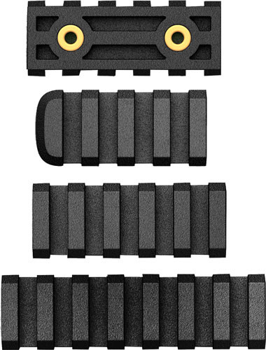 AB ARMS RAIL COMBO PACK LTF 7/5/4 SLOT RAILS BLACK