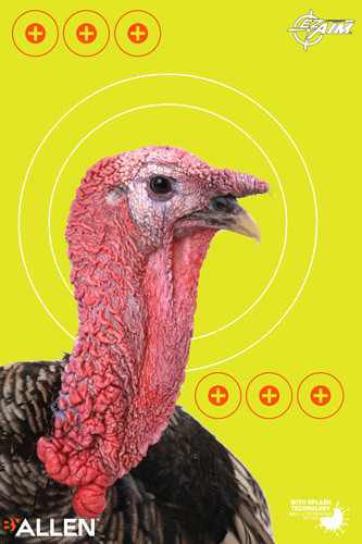 Allen EZ Aim Splash Turkey Targets 12"x18" - 8 Pack