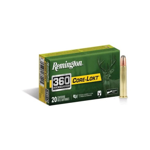 Remington Core-Lokt Tipped .360 Buckhammer 180 gr PolyTip ammo