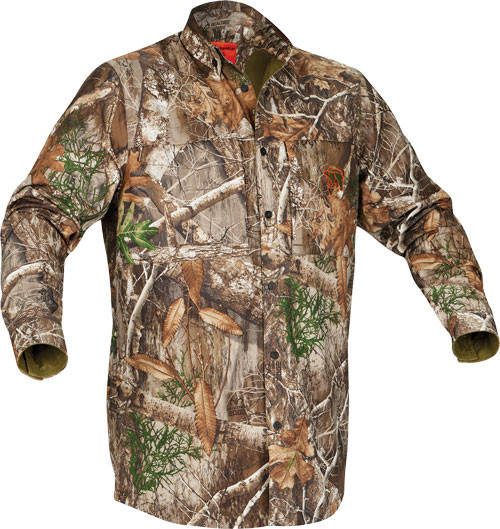 ARCTIC SHIELD TREK BUTTON UP SHIRT REALTREE EDGE LARGE!