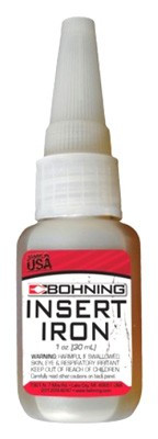 Bohning Insert Iron Archery Point & Insert Glue 1 oz Bottle