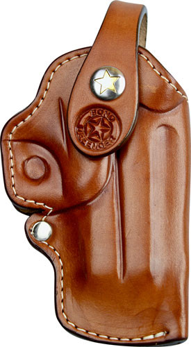 Bond Arms Right Hand Tan Leather Clip Holster 3.5" Full Trigger Guard