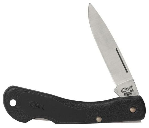 CASE KNIVES LIGHTWEIGHT BLACK SYNTHETIC SMOOTH MINI BLK HORN