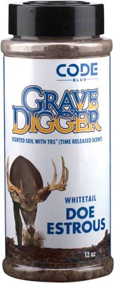 Code Blue Grave Digger Scrape Soil Doe Estrus Deer Lure 12 oz.