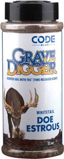 CODE BLUE DEER LURE GRAVE DIGGER SCRAPE SOIL DOE ESTRUS