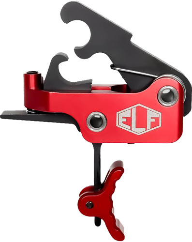 Elftmann SE AR Platform Curved Trigger 2.75-4 LBS Red