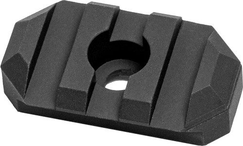 GrovTec M-LOK Rail Section 1.3" 3-Slot Aluminum Black