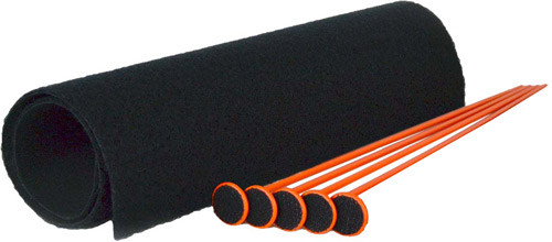 GSS Small Rifle Rod Kit, 5 Orange Rifle Rods .22 Cal 19"x15"