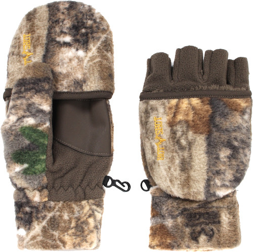 Hot Shot HF2 Bulls-Eye Pop-Top Mitten Fleece Insulated Realtree APX X-Large
