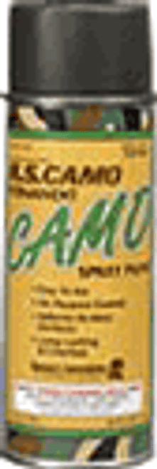 HS CAMO SPRAY PAINT FLAT BLACK 12OZ