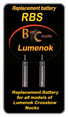 Lumenok Replacement Battery for Lighted Bolt Nock 2-Pack