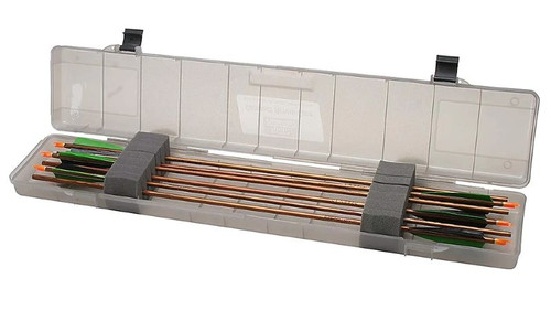 MTM Compact Arrow Case Clear Smoke Holds Up to 18 Arrows