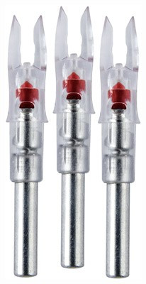 Nockturnal GT-Series Lighted Arrow Nock Red 3-Pack