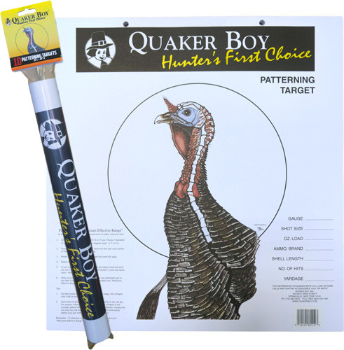 Quaker Boy Turkey Paper Targets 20x20 Inch Rolled 10-Pack