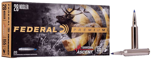 Federal Polymer Tip .28 Nosler 155 gr PolyTip ammo