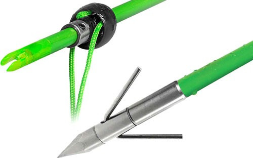 TRUGLO Bowfishing Speed Shot Arrow with Lunker Point and Slide