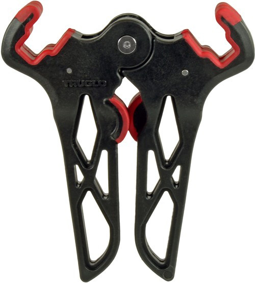TRUGLO Mini Bow-Jack Bow Stand 5.8" Black/Red
