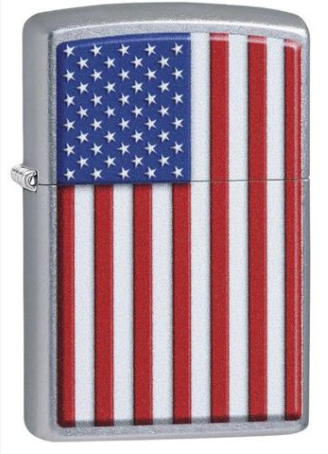 Zippo Windproof Lighter - Patriotic Street Chrome