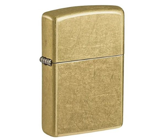 ZIPPO WINDPROOF LIGHTER STREET BRASS