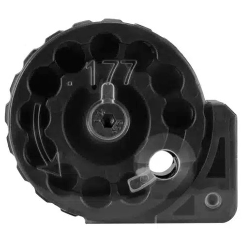 Umarex KOMPLETE .177 Caliber 12-Shot Auto-Indexing Rotary Pellet Magazine, Black, 2 Pack 2251557