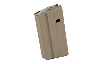 ASC 6.8 SPC 15-Round Flat Dark Earth Stainless AR Rifle Magazine