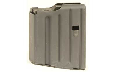 ASC 308 Win 10-Round Stainless Steel AR Rifle Magazine, Black