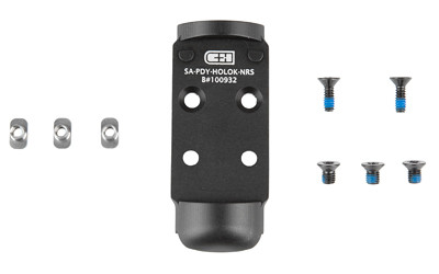 C&H Precision V4 Optic Mounting Plate for Springfield Prodigy to Holosun 407K/507K, Matte Black