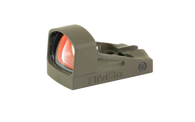 Shield Sights RMSc, Glass Edition, Reflex Sight, Non Magnified, 8 MOA, Olive Drab Green RMSC-8MOA-GLASS-OG