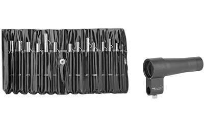 BSA Optics Bore Sighter Kit with Arbors and Soft Case, Multi-Caliber, Clam Pack