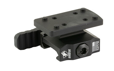 American Defense Mfg. AD-TR-LW Lightweight QD Optic Mount, Absolute Co-Witness, RMSc Footprint, Black AD-TR-LW-10-STD