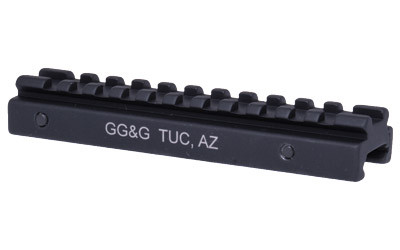 GG&G Picatinny Rail Riser Scope Mount for AR-15/M16 Flat-Top Receiver, Black GGG-1002