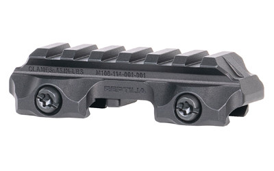 Reptilia RMU Optic Mount/Riser, .625" Height, 6 Slot, 1913 Picatinny Rail, Black Anodized Finish 100-271