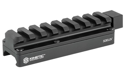 Kinetic Development Group SIDELOK Universal Optic Riser, Picatinny, Black, .62" Rail Height SID5-100
