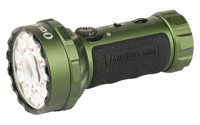 Olight Marauder Mini Rechargeable Handheld Flashlight, RGB Light, 7,000 Lumens, Olive Drab Green