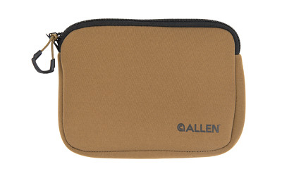 Allen Company Neoprene Pistol Pouch, Compact Size, Flat Dark Earth, Lockable 3636
