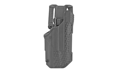 BLACKHAWK T-Series L2D Duty Holster, Glock 17/22/31 with TLR1/TLR2, Right Hand, Black Basketweave, 44N200BWR