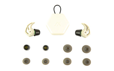 AXIL X30i, Earplugs, Bone White, Includes (3) Silicon Tips, (2) Foam Tips and Pocket Carry Case X30I-BONE