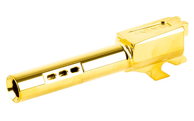 Zaffiri Precision Ported Match Grade Pistol Barrel, 9MM, 3.8", Titanium Nitride Gold Finish, Fits Sig P320 Compact