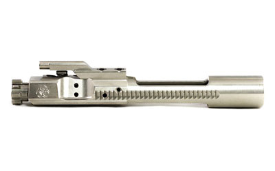 Black Rain Ordnance Left Hand Bolt Carrier Group, .223 Rem/5.56 NATO, Biohazard Engraved, Nickel Boron Finish BRO-BCG-LH